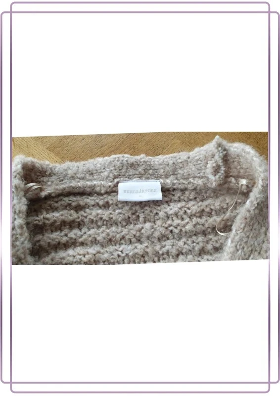 Cardigan de malha grossa M, novo – photo 3